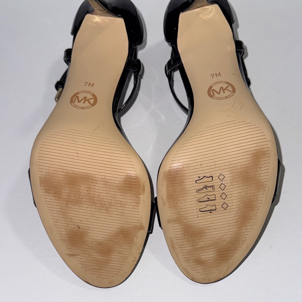 Michael Kors Black Patent Heels size 7 - Picture 12 of 16